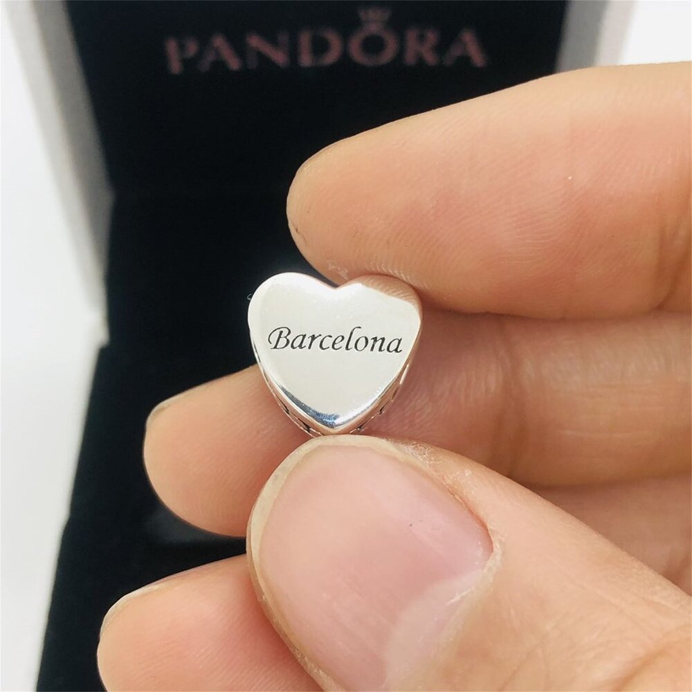 ✨🔥Pandora Heart Love Barcelona Exclusive Charm Travel Pendant